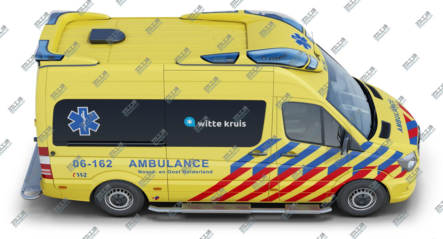 images/goods_img/202105072/Mercedes-Benz Sprinter Dutch Ambulance (Visser Otaris) 3D model/4.jpg